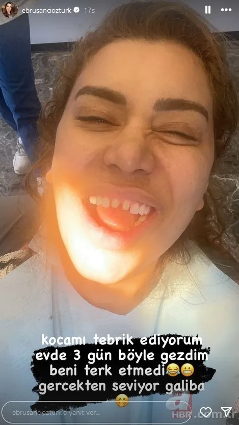 Futbolcu Alparslan Öztürk'ün eşi Ebru Şancı'nın paylaşımı olay oldu! "Bu halime rağmen beni terk etmedi" 5