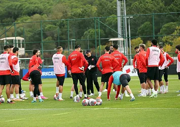 A Milli Futbol Takımı Hırvatistan maçının hazırlıklarına başladı