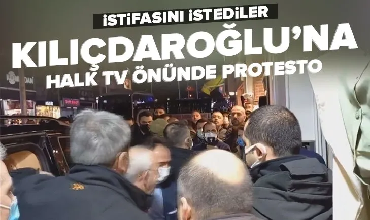 Bakırköy’de CHP Genel Başkanı Kılıçdaroğlu’na protesto! Belediye Başkanı Kerimoğlu’nun istifasını istediler