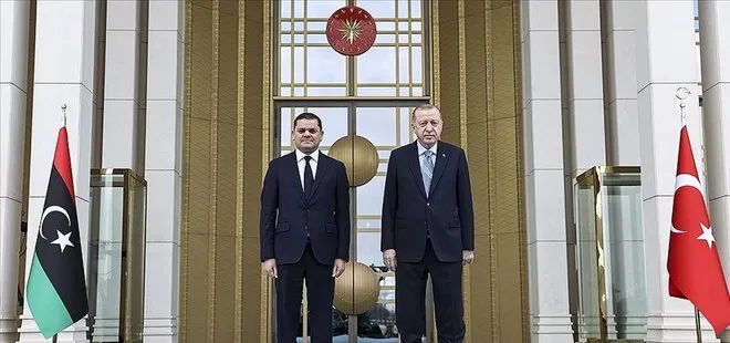 Son dakika: Başkan Erdoğan Libya Başbakanı Abdülhamid Dibeybe ile görüştü
