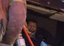 İstanbulda feci kaza! Sürücü sıkıştı trafik kilitlendi