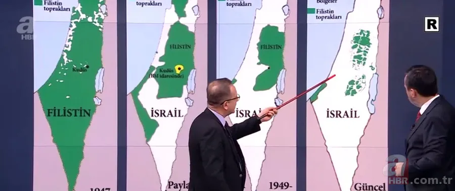 Katil İsrail'in işgal haritası! Gazze'den sonra yeni hedefi KKTC mi? A Haber'de çarpıcı sözler: Vadedilmiş topraklar hayali... 7