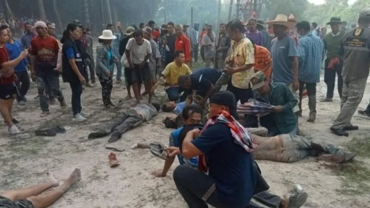 Festivalde seyirciler arasına roket düştü! Çok sayıda yaralı var