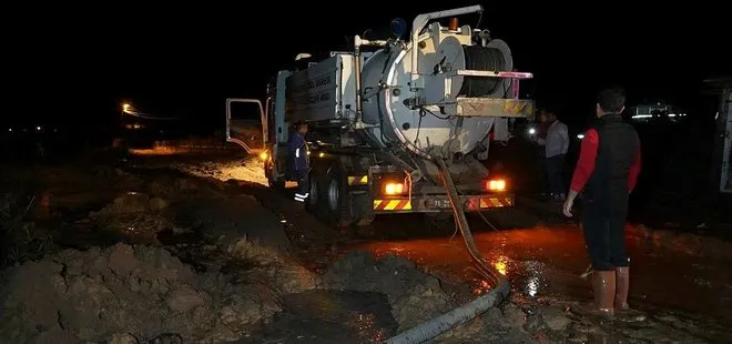 Kırıkkale'de sağanak etkili oldu