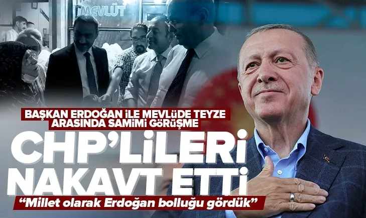 Elazığ’da CHP’ye ekonomi dersi veren Mevlüde teyze Başkan Erdoğan ile görüştü