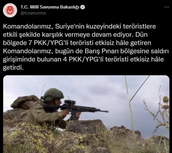 Son dakika: Komandolar 4 PKK'lı teröristi etkisiz hale getirdi - 1