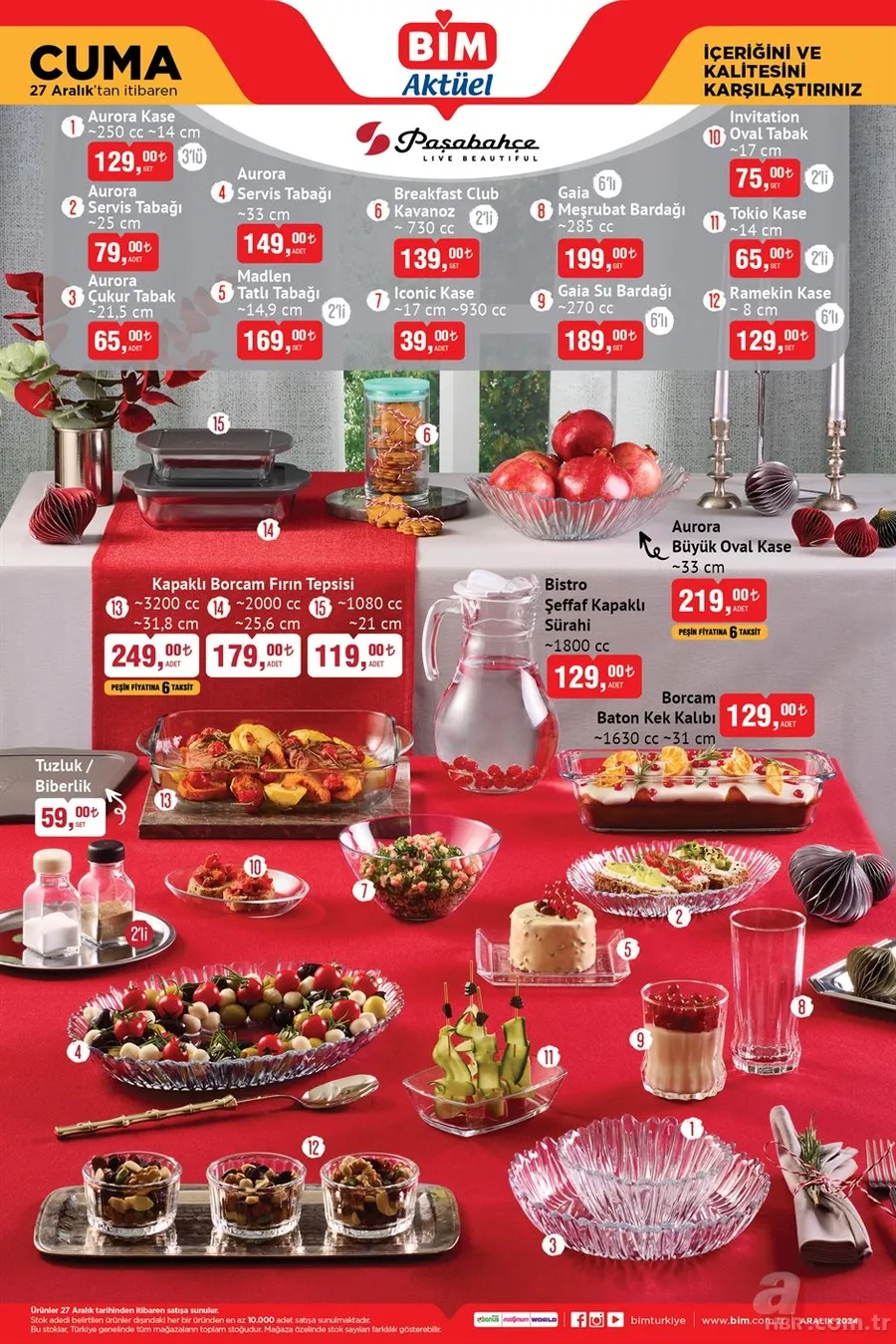 BİM aktüel kataloğu 24-27 Aralık: Dubai çikolatası ve kuruyemiş festivali başladı! 7