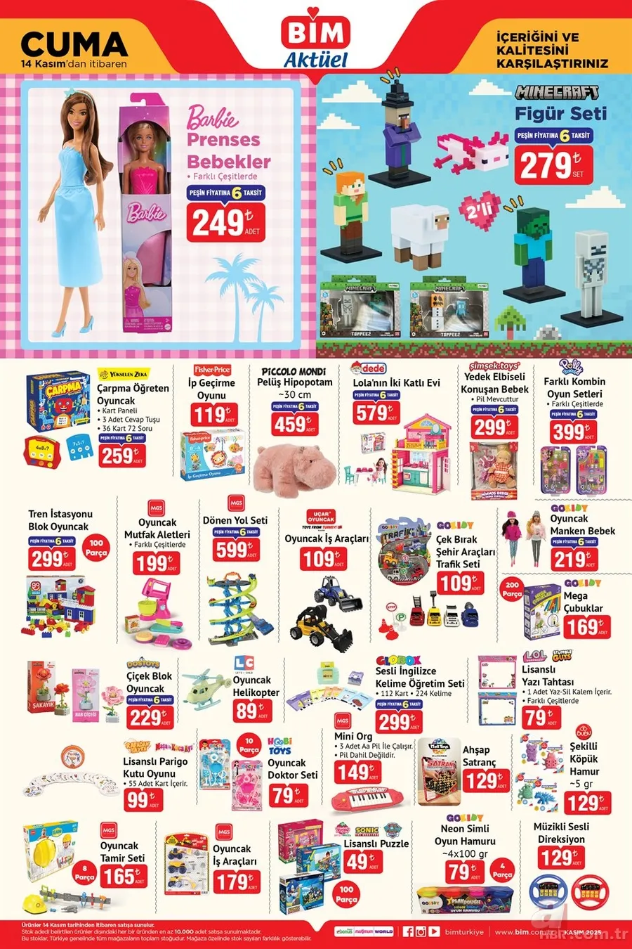 14 Kasım BİM aktüel kataloğu satışta! BİM’de indirim yağmuru başladı: Çelik tencere 449 TL, ütü 990 TL, TV 9.450 TL 3