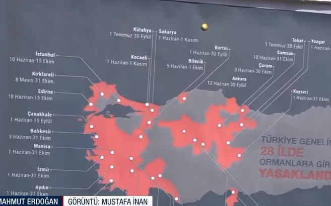 Hangi illerde ormanlara giriş kısıtlandı?