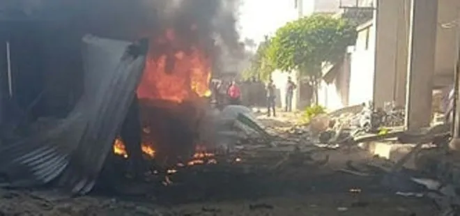 Son dakika: Afrin’de PKK’dan bombalı araçla saldırı
