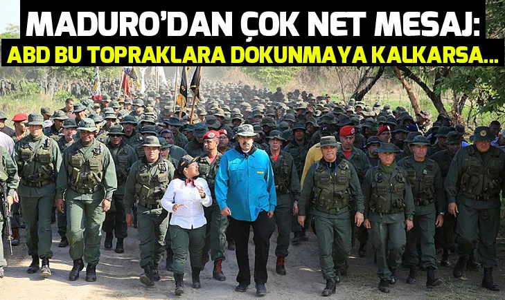 Maduro: ABD bu topraklara dokunmaya kalkarsa...