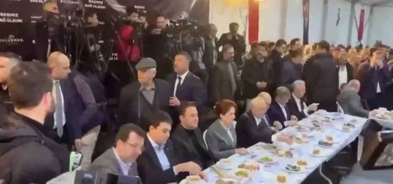 6'lı koalisyonun katıldığı iftarda skandal! CHP'li vekil Veli Ağbaba yaşlı adamı masadan uzaklaştırıp kovdu