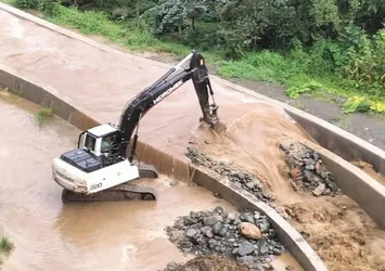 Son dakika: Artvin'de sağanak su baskınlarına neden oldu