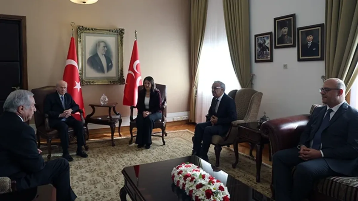 DEM Parti'den MHP lideri Bahçeli'ye ziyaret! Hangi konular masada?