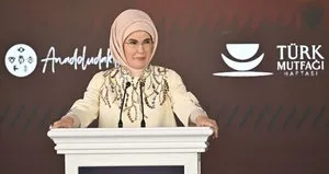 Kapadokya’da Emine Erdoğan yoğurt mayaladı
