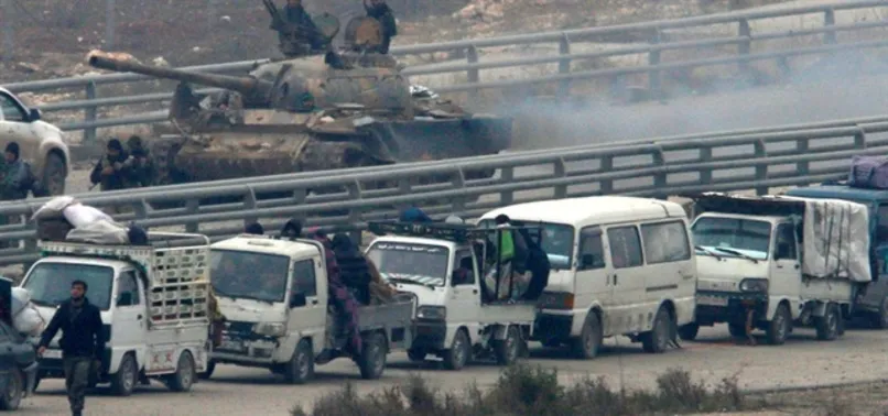 Halep'te tahliye konvoyuna saldırı: 14 ölü