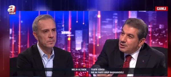 Mehmet Tevfik Göksu’dan A Haber’de İmamoğlu’na engelleniyoruz göndermesi! Rakamlarla yanıt verip yalan söylüyor dedi