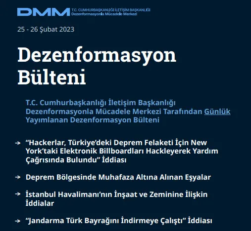 depremle-ilgili-dezenformasyon-bulteni-yayimlandi-jandarma-turk-bayragini-indirmeye-calisti-iddialari-yalanlan-1677494921051.jpg Depremle ilgili Dezenformasyon Bülteni yayımlandı! "Jandarma Türk bayrağını indirmeye çalıştı" iddiaları yalanlandı - 2