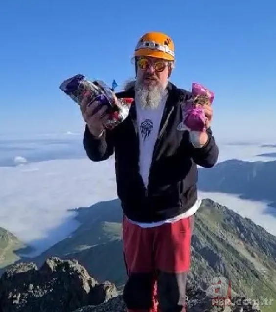 Rize’de 3 bin 480 metre yükseklikte şoke eden görüntüler! Bu kadarı da olmaz dedirtti 3