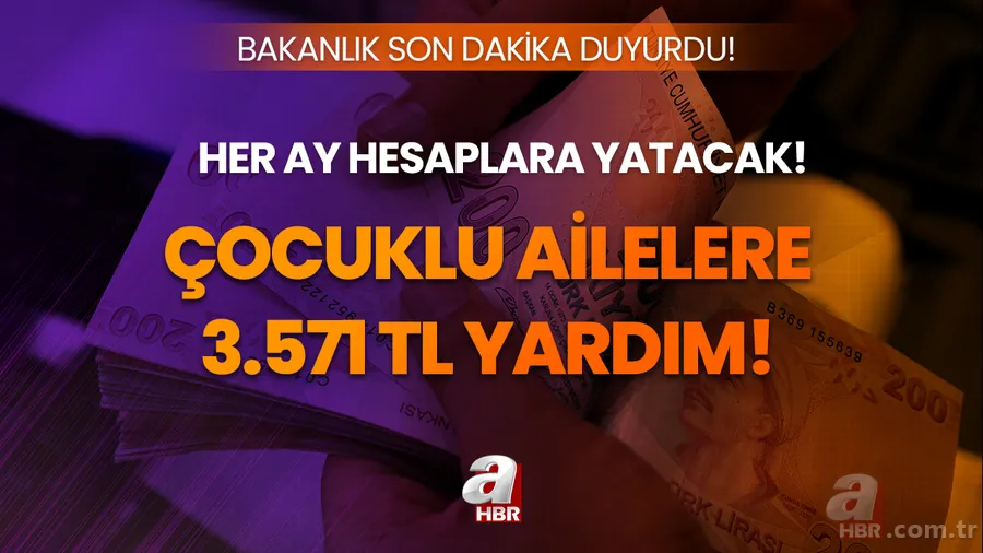 Bakanlık duyurdu! Çocuklu ailelere 3.571 TL ödeme! Dilekçesini veren PTT'den nakit alacak! 1