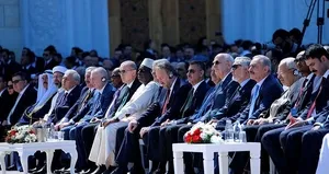 Başkan Erdoğan, yabancı konukları onuruna yemek verdi