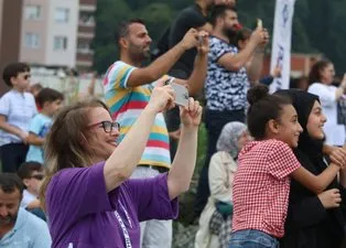 Rize'de muhteşem gösteri! Solo Türk yine nefes kesti