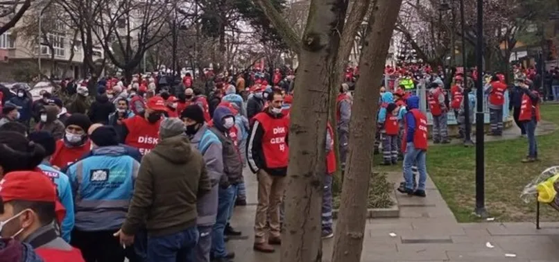 CHP'li belediyelerde grev şoku! Beşiktaş Belediyesi işçileri de greve başladı