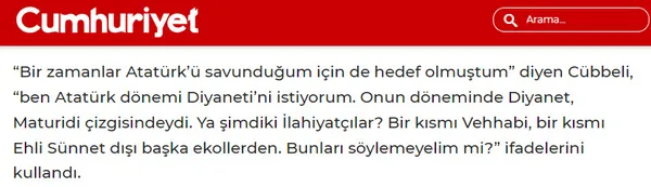 Cübbeli Ahmet İmam Hatip liselerinden sonra şimdi de Diyanet'e saldırdı! Fondaş gazete Cumhuriyet'e maşa oldu - 2