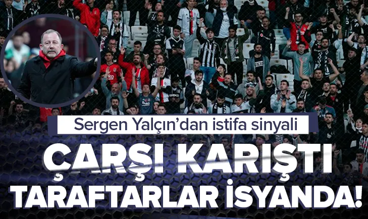 Tepkisi sonrası Sergen Yalçından istifa sinyali