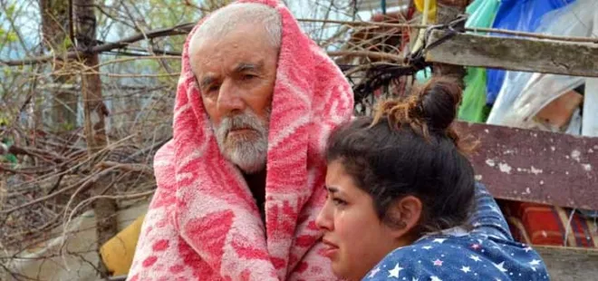 Yaşlı çifti torunları kurtardı!