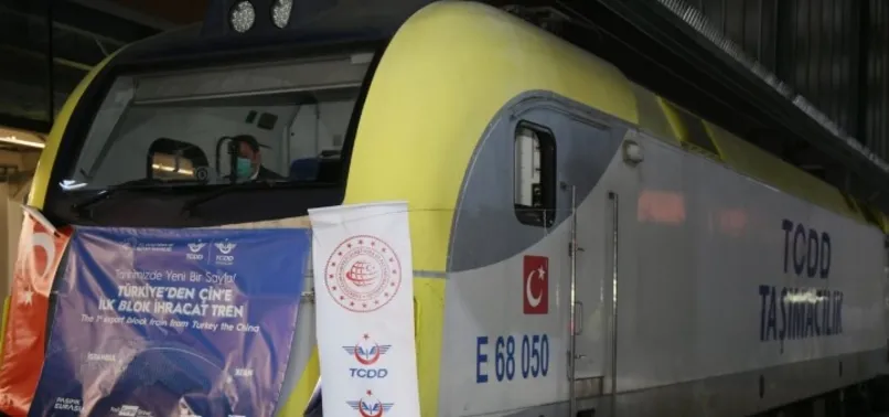 İstanbul'dan yola çıkan tren Çin'e ulaştı