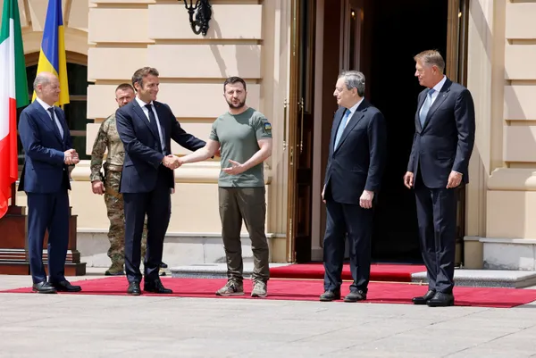 Son dakika: Ukrayna'da önemli gün! Kiev'de beşli zirve: İşgal sonrası bir ilk - 5