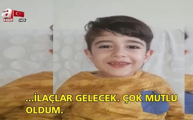 SMA hastası Umutcan'ın büyük sevinci