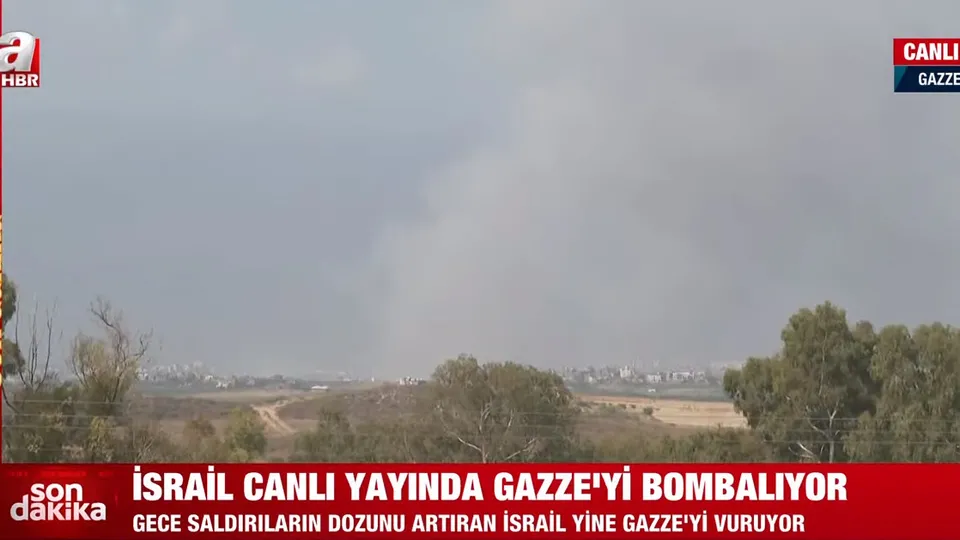 Katil İsrail Gazze’ye girdi! Bombardıman sürüyor