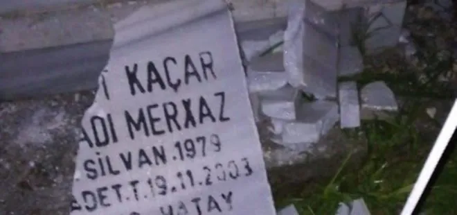 Diyarbakır’da rezalet! PKK’lı terörist Mehmet Kaçar’ın mezar taşına örgütteki kod adını yazdırmışlar