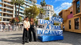 Rahimcan Kapkap ve Elçin Zehra İrem, MIPCOM’da ATV standında