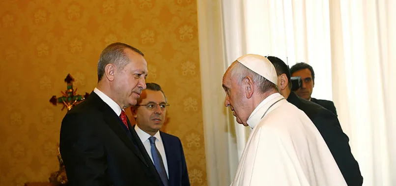 Cumhurbaşkanı Erdoğan Vatikan'da