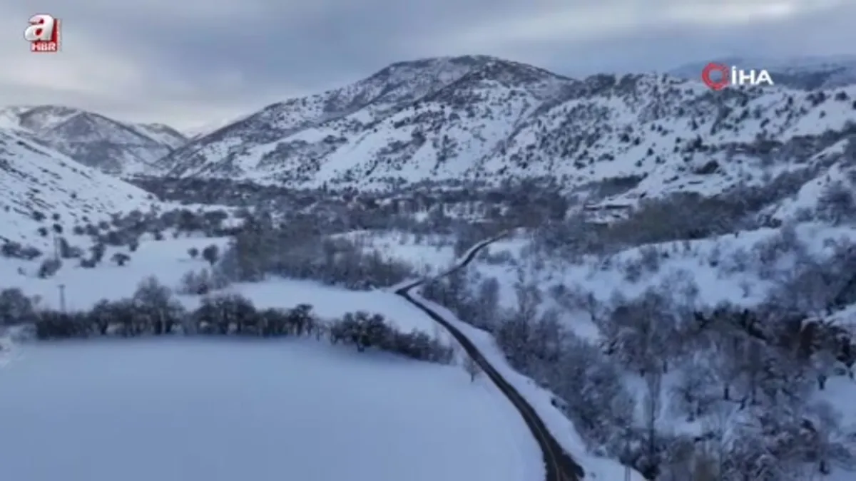 Erzincan yılın ilk günlerinde buz kesti