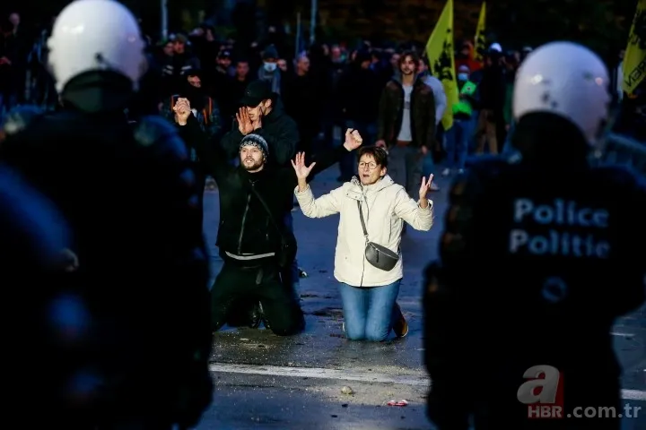 AB ülkesinde sokaklar savaş alanına döndü 4