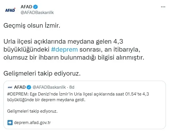 Son dakika: İzmir'de korkutan deprem (2022 AFAD son depremler) - 4