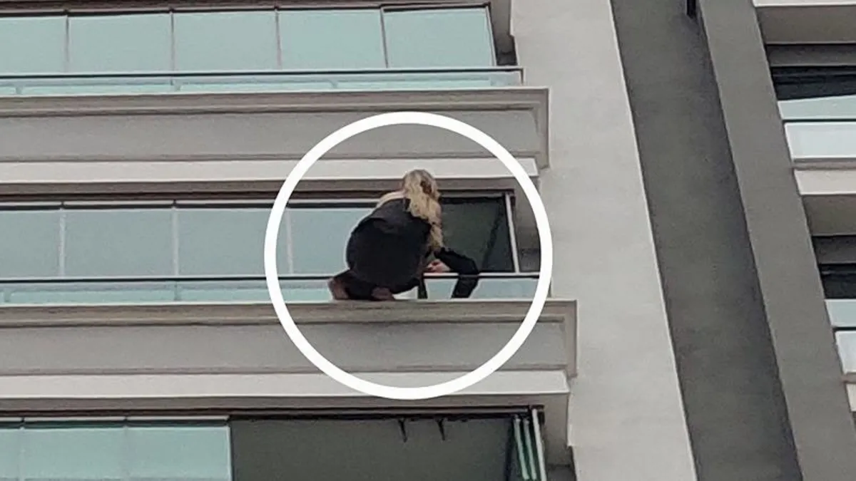 Samsun'da büyük panik! Kadın avukat 12. kattan atlamak istedi