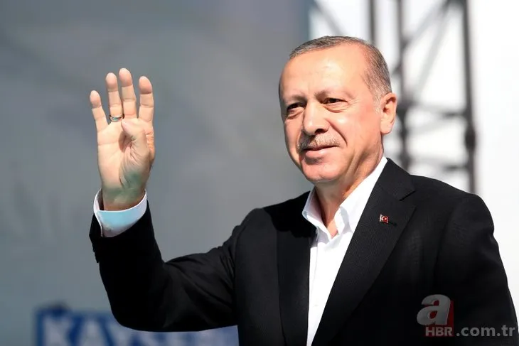 Başkan Erdoğan Kayseri’de böyle karşılandı