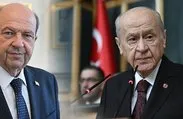KKTC lideri Tatar Bahçeli ile telefonda görüştü!