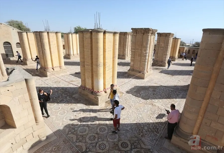 Dünyanın en büyük mozaik tablosu Filistin'de açıldı 5
