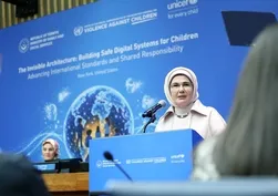 Emine Erdoğan'dan BM'de çocuklar için güvenli dijital sistem çağrısı