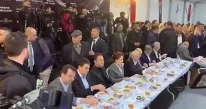 6’lı koalisyonun katıldığı iftarda skandal