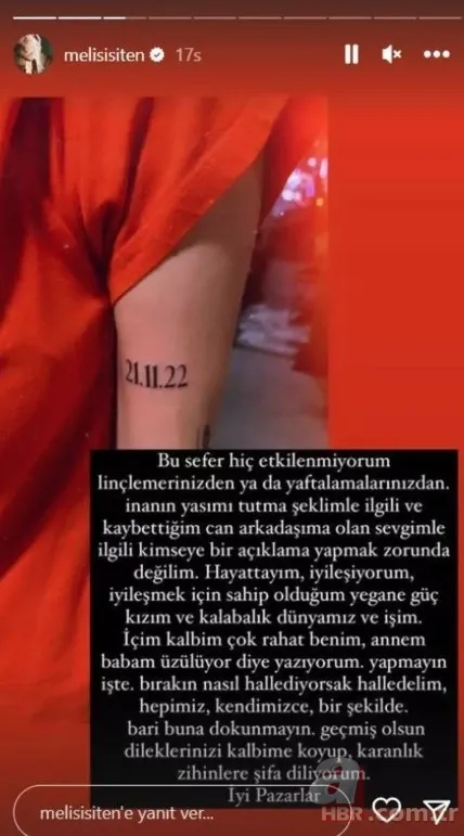 Amasya’daki kazada ölümden dönen Uraz Kaygılaroğlu’nun eski eşi Melis İşiten tepkilerin ardından paylaştı! Kolundaki dikkat çeken ayrıntı… 4