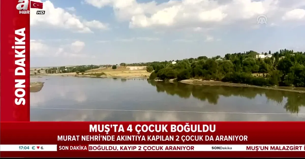 Murat Nehri'nde 4 çocuk boğuldu!