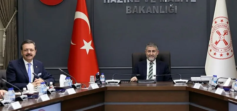 Hazine ve Maliye Bakanı Nureddin Nebati TOBB heyetini kabul etti