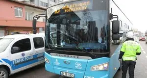 Toplu taşımada koronavirüs denetlemesi